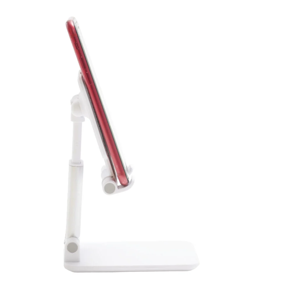 Support téléphone multiposition blanc 6,5x2,7xH11cm
