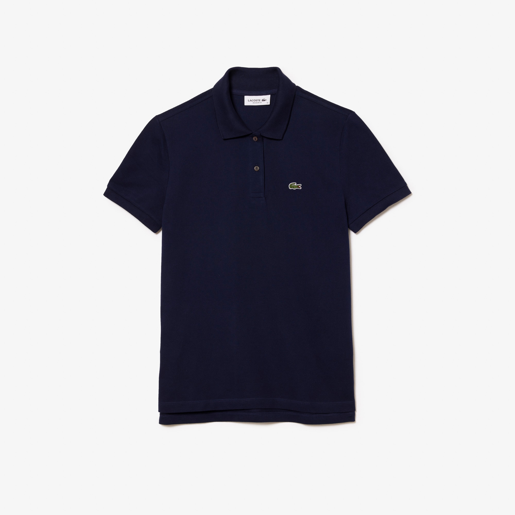 Polo regular fit Lacoste en petit piqué de coton souple Manches Courtes - Bleu - Lacoste - Femme