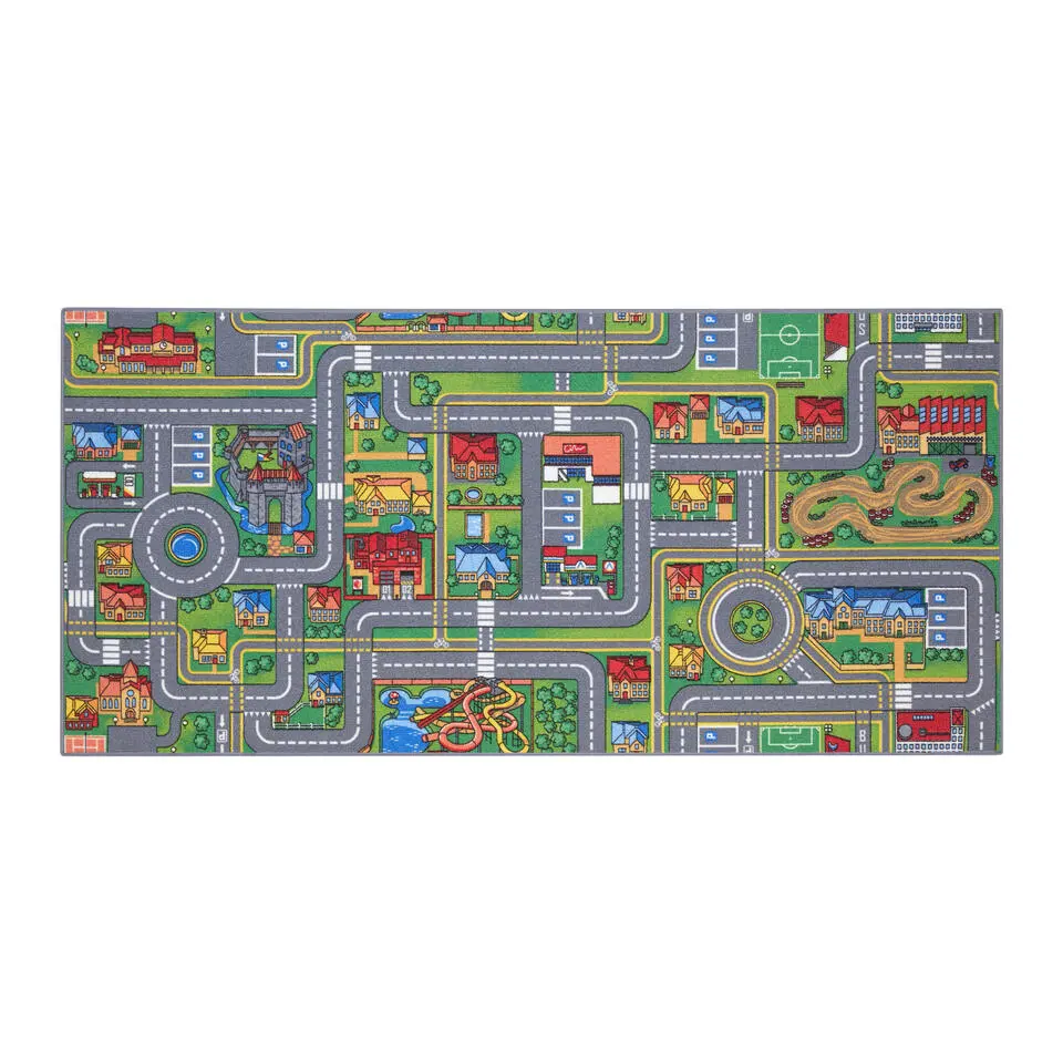 Carpet Studio Playcity Speelkleed - Meerkleurig - 95x200cm