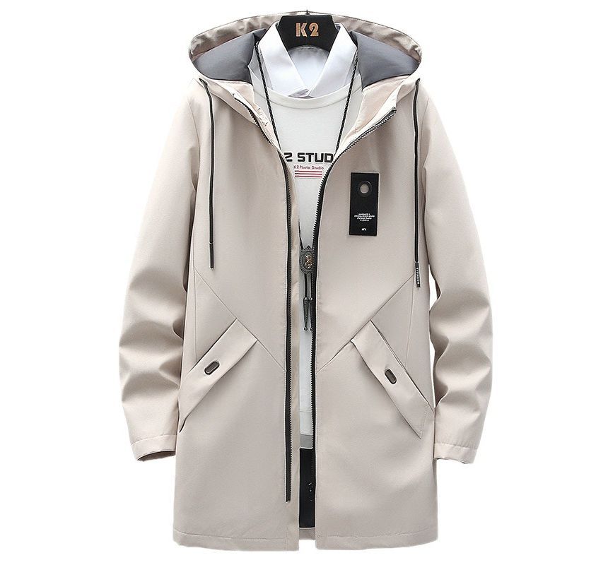 FORSETI - Trenchcoat met capuchon en ritssluiting