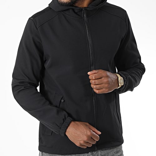 Veste Zippée Capuche E341 Noir
