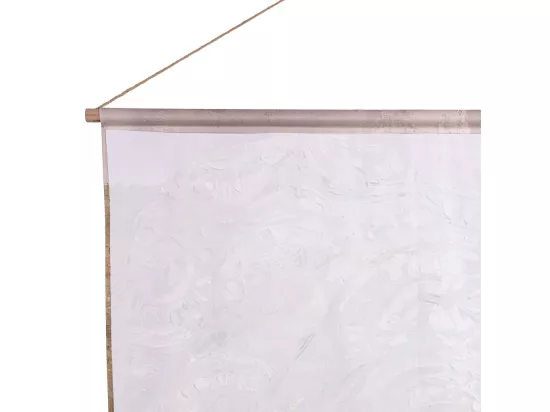 Toile imprimée en parchemin