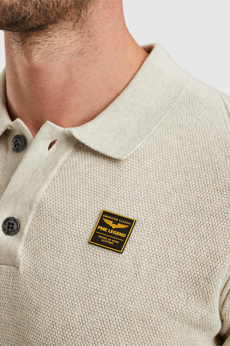 PME legend ecru heren polo