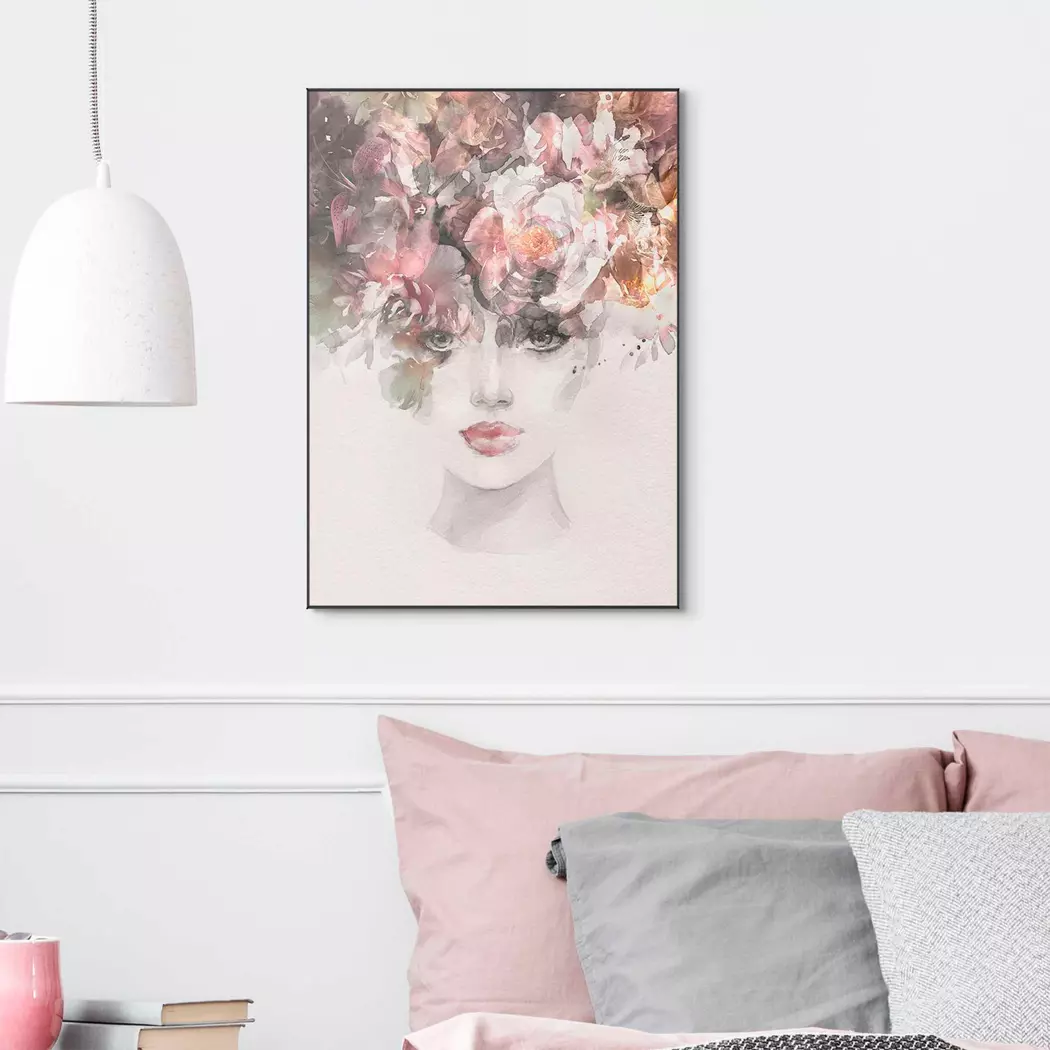 Wandbild 50 x 70 cm Aquarel Beauty