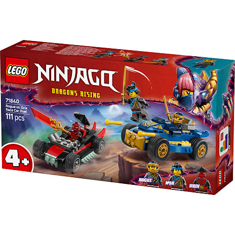LEGO Ninjago Rogue og Drix i racerbilsduel 71840