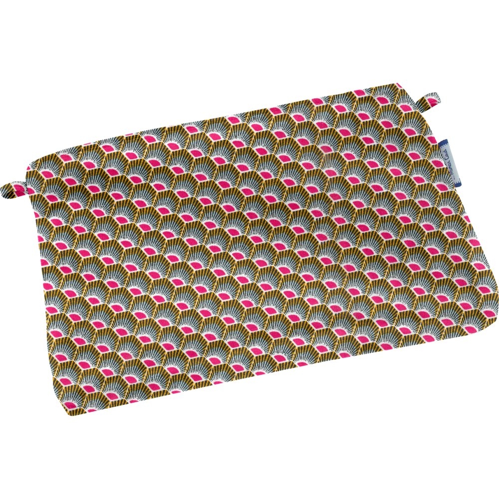 Mini Pochette Tissu Palmette