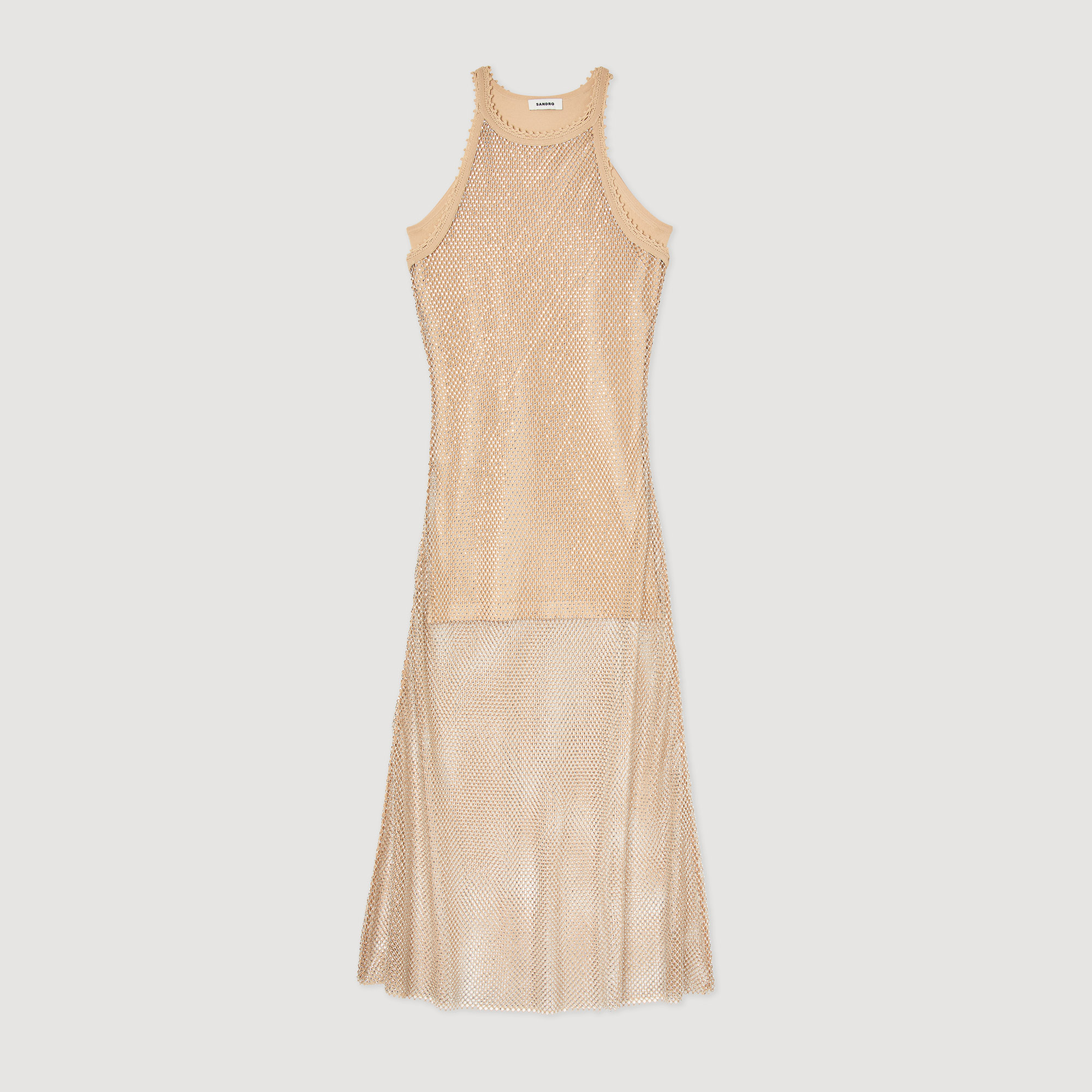 Robe longue resille brillante