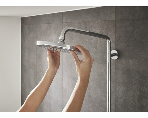 Douchekolom incl. thermostaat hansgrohe Croma Showerpipe 220 1jet chroom 27185000