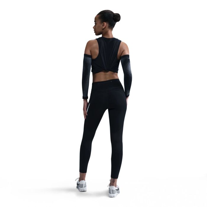 Nike Dame Lange tights Fast Mid-Rise 7/8 Tights Sort