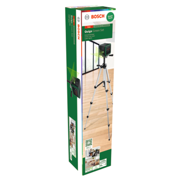 Bosch kruislijnlaser Quigo Green incl. statief