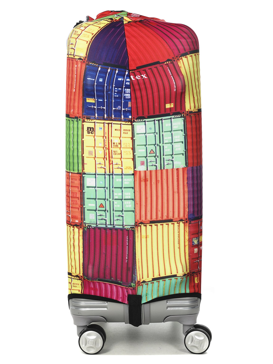 Housse de valise Periea Colourful Squares M