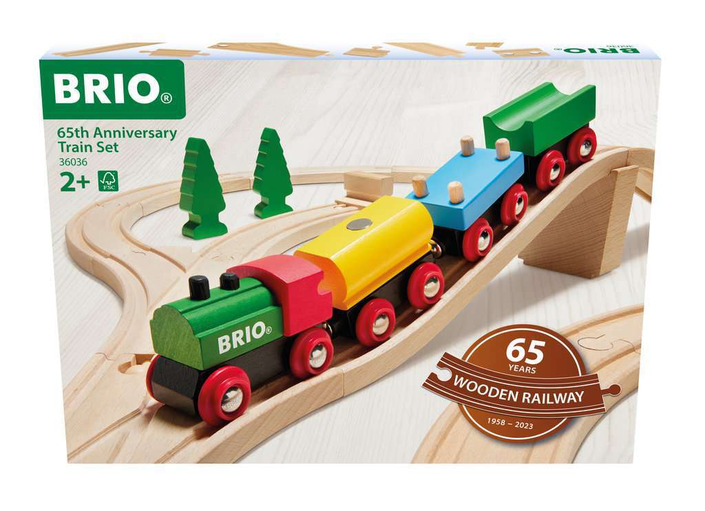 BRIO Spiel 65 Jahre Holzeisenbahn Jubiläums-Zugset