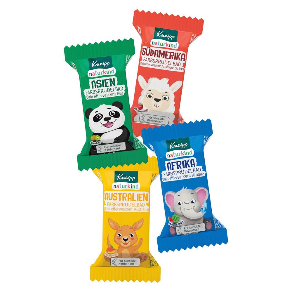 Kneipp naturkind Sprudeltab Weltreise