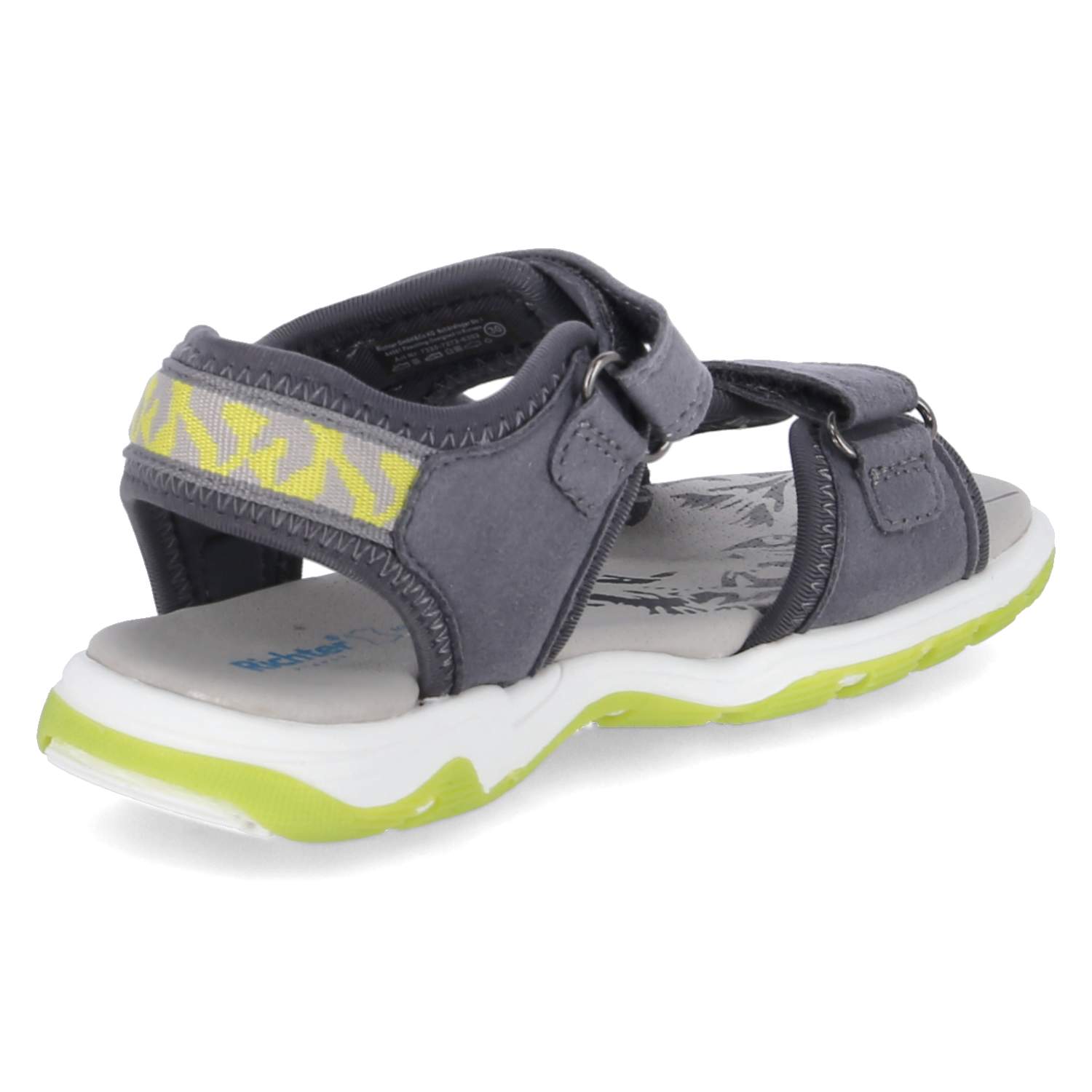 Richter Sandalen - ash/neon yellow