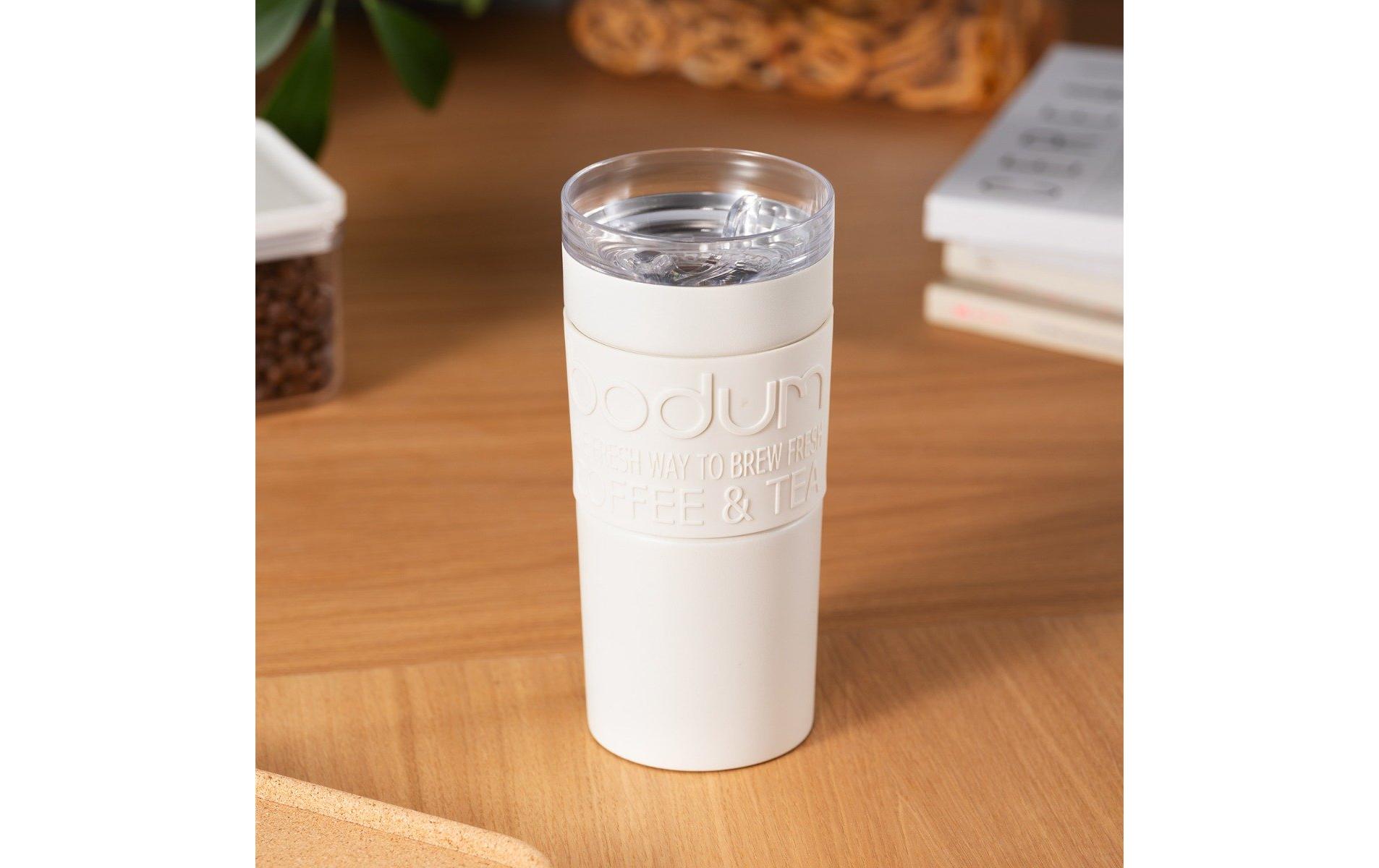Travel Mug Iced Vanilla Latte, Creme, 0.35 lVacuum Reisebecher aus Edelstahl