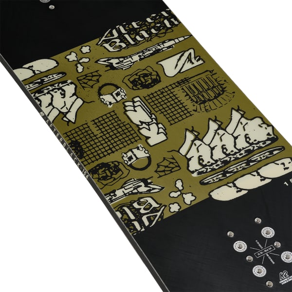Planche de snowboard K2 AFTERBLACK BLACK/SAND
