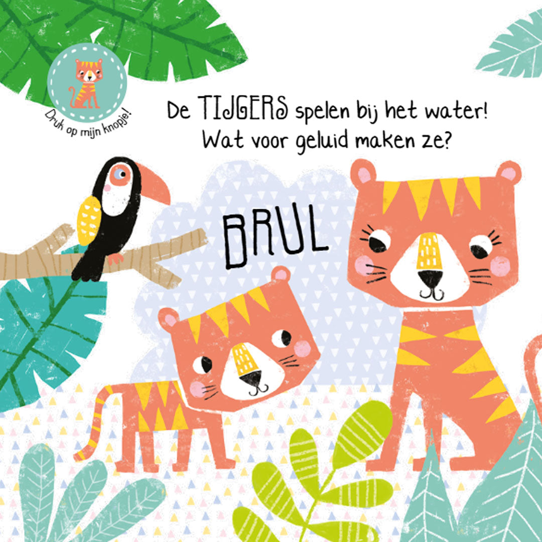 Rebo geluidenboek luister mee in de jungle