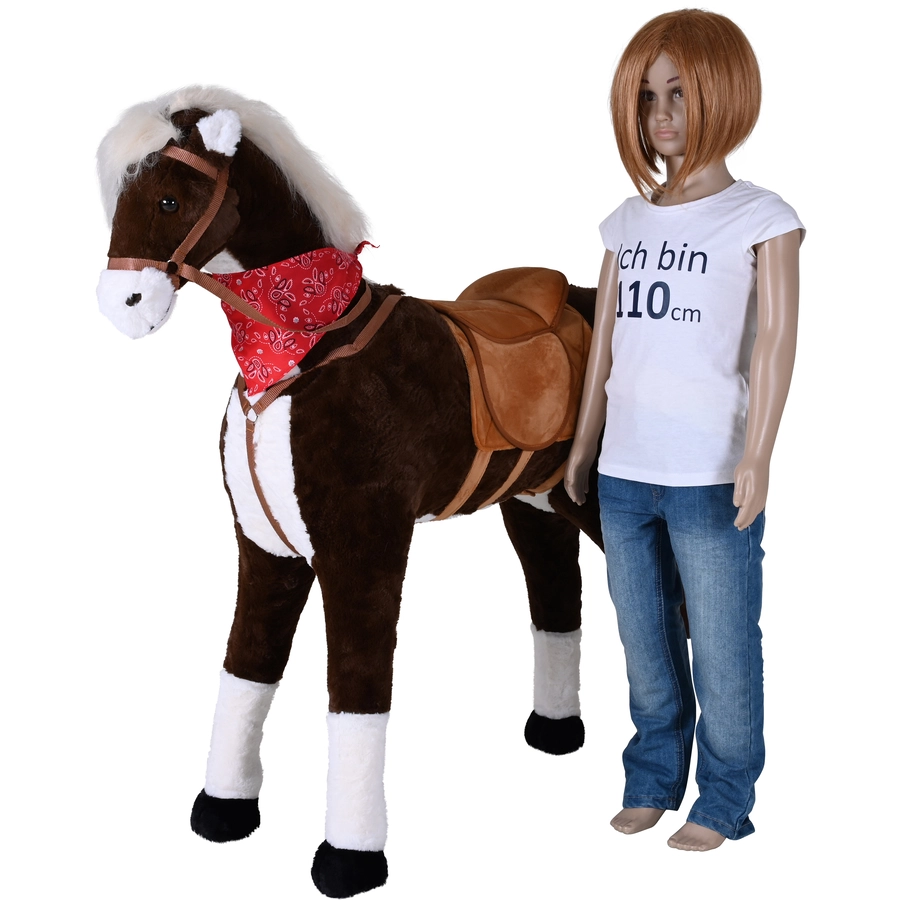 knorr toys® Standpferd XXL Winnie, braun