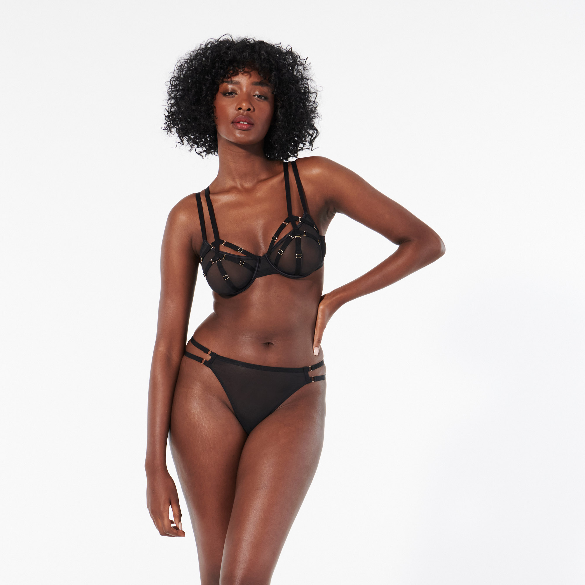 Soutien-gorge corbeille en tulle