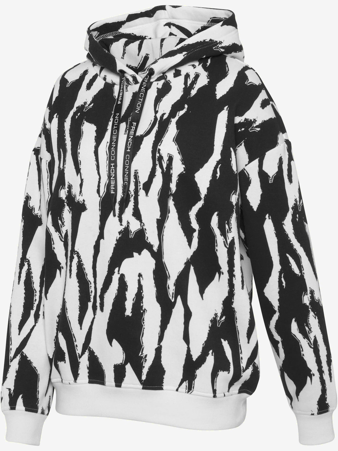 Sweat à capuche pull à capuche avec imprimé sur toute la surface