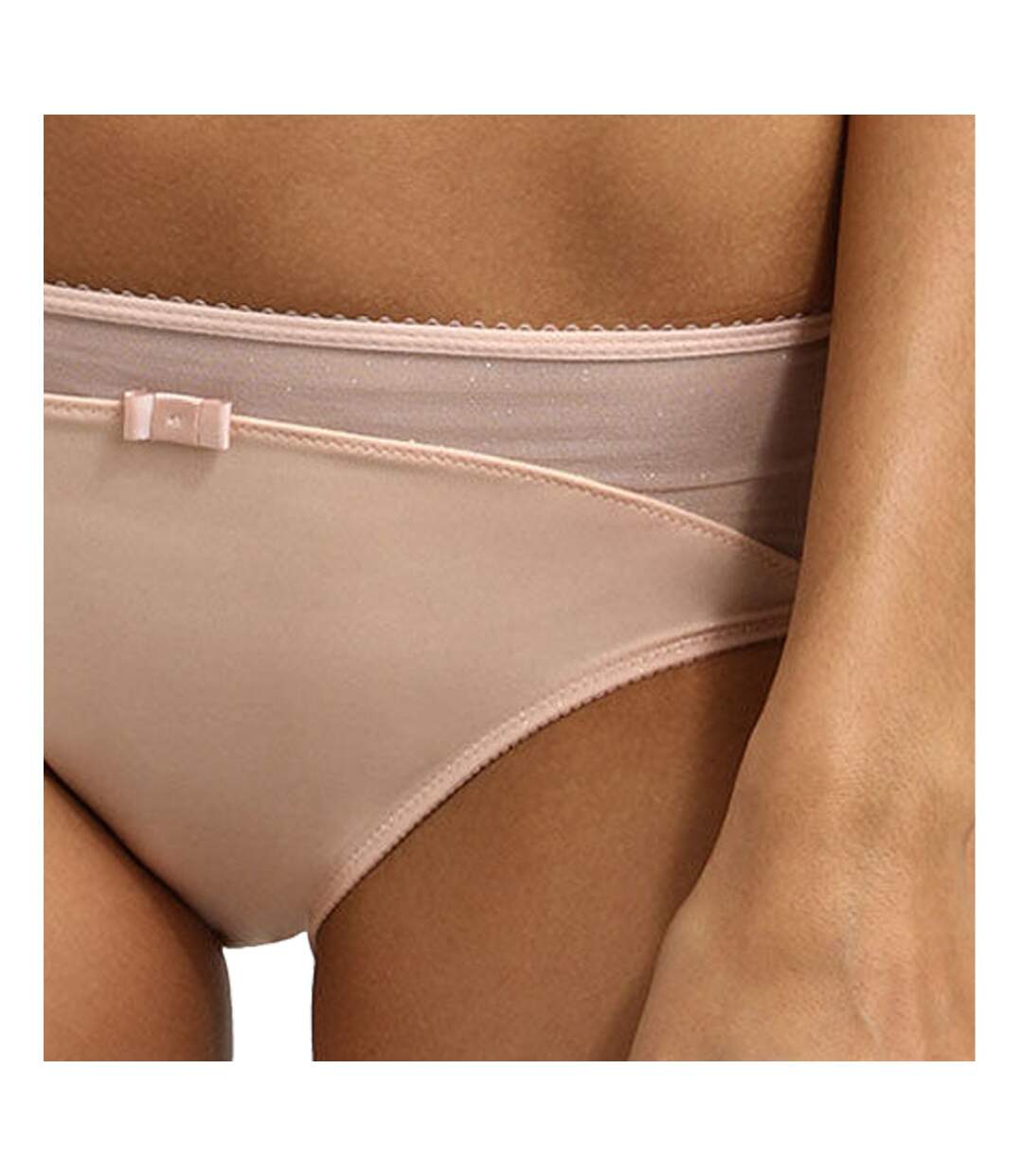 Culotte Nude pailleté Femme Dim Generous Limited Edition