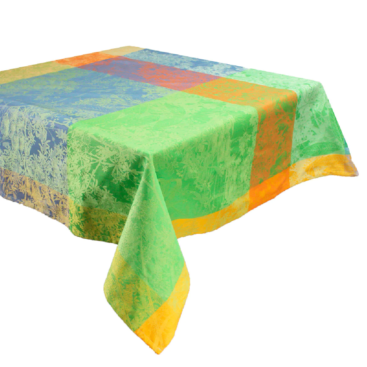 Nappe pur coton multicolore 180x250 Garnier Thiebaut