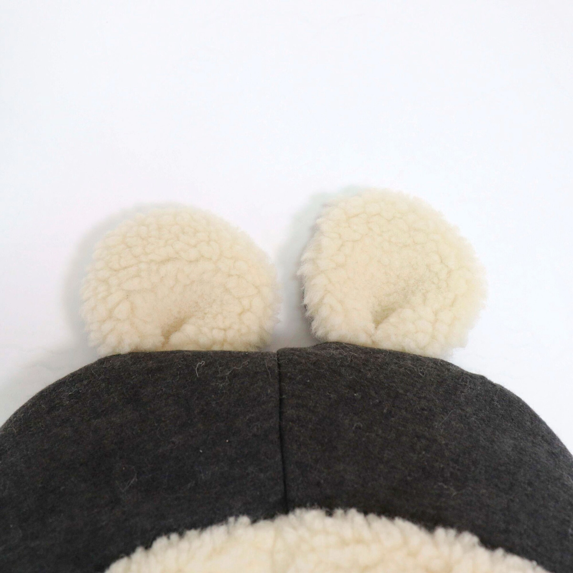 Kaiser Winterfußsack HOODY MAUS WOOL für Babyschalen dark shadow