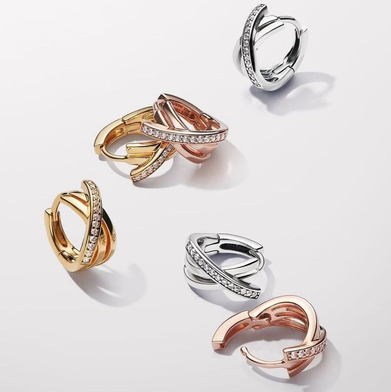 Pandora - Signature - Dames Oorknoppen - Goudkleurig