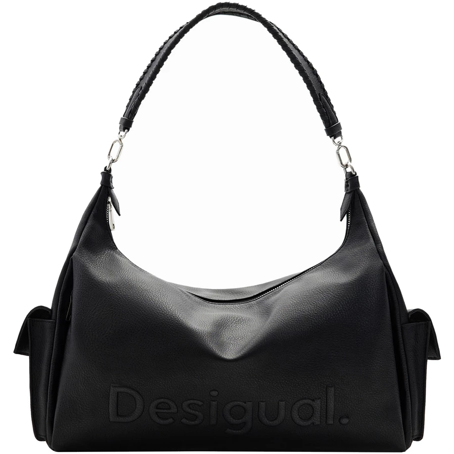 Desigual Half Logo 24 Brasilia - Schultertasche 40.5 cm black