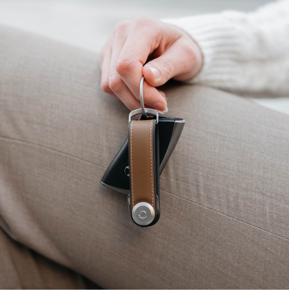 Orbitkey - Hybrid Leather Key Organiser - Acorn