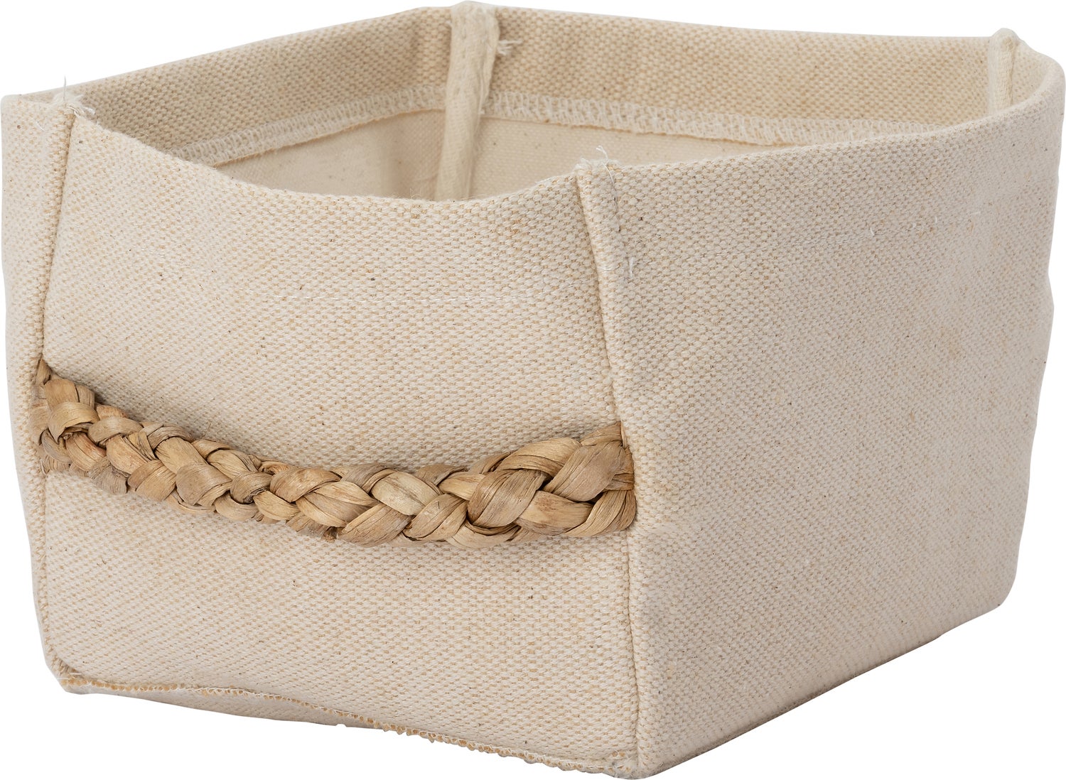 Intratuin opbergmand Widdy beige 24 x 16 x 14 cm