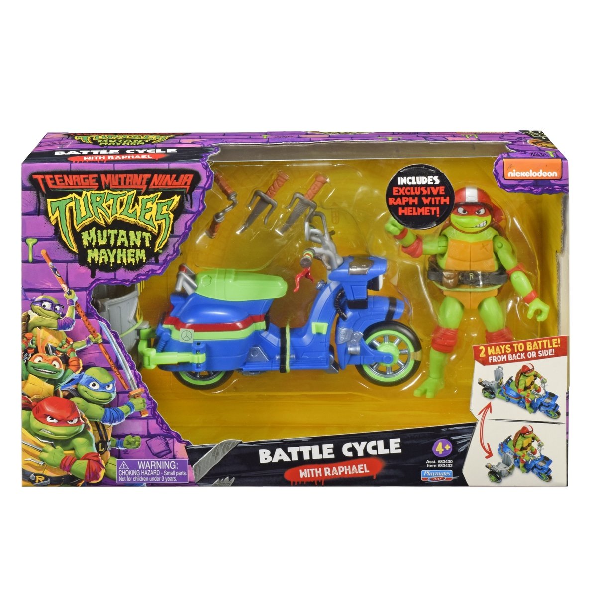 Tortues Ninja - Véhicule et figurine Ninja deluxe