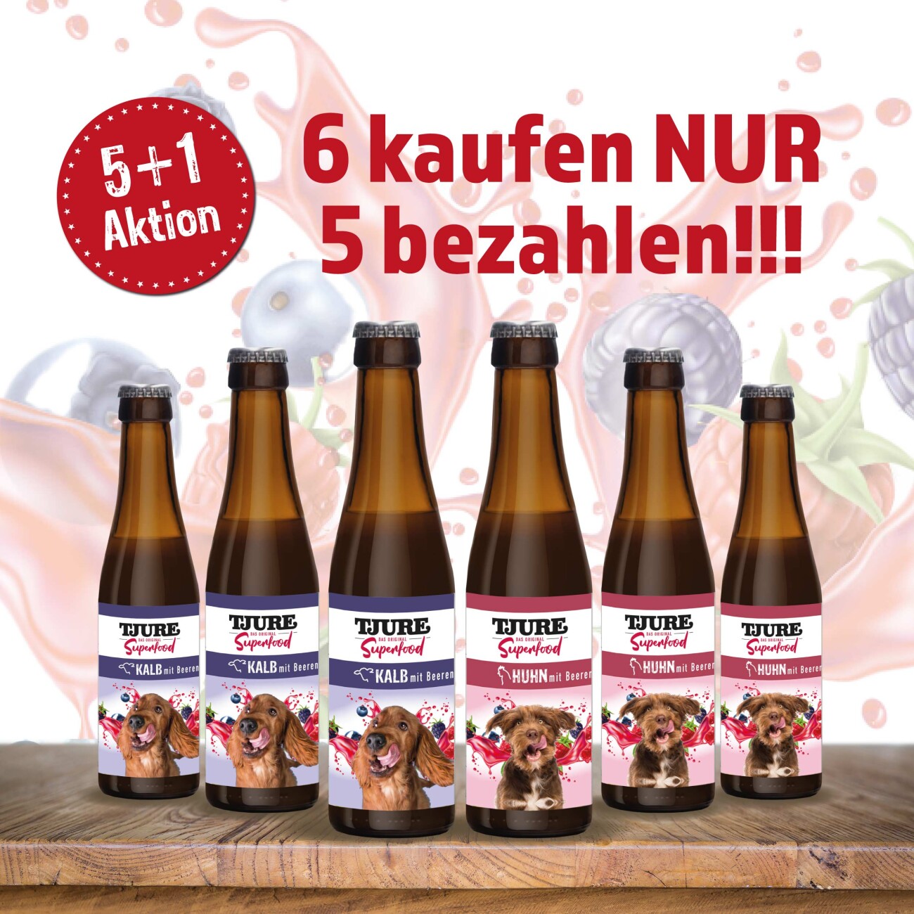Tjure Superfood Huhn mit Beeren & Kalb mit Beeren
