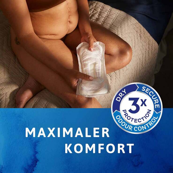 TENA® discreet Maxi Einlagen bei Inkontinenz, 12X12 St