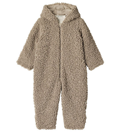 Wheat Fleeceanzug - Flor Bambi - Beige Stone