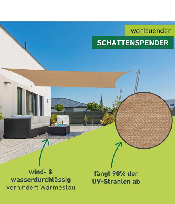 Windhager Sonnensegel Capri, rechteckig, ca.