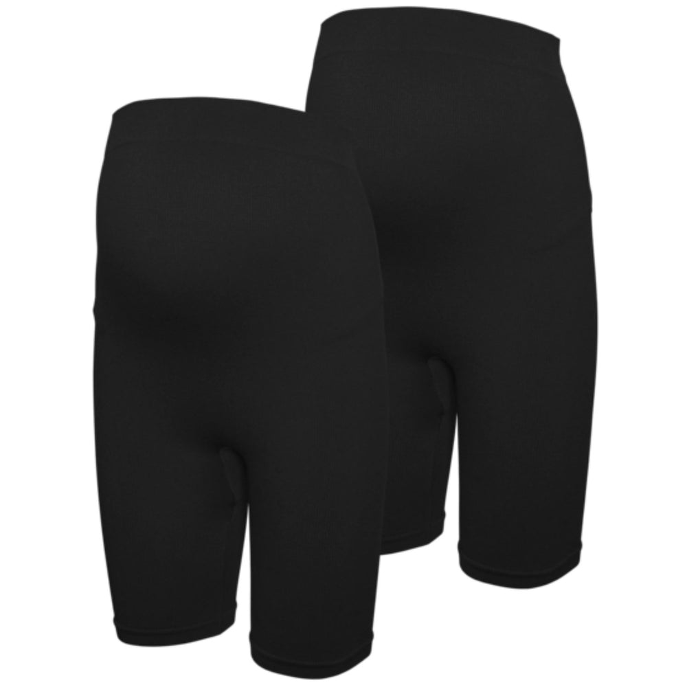 Køb Vero Moda Maternity Black Isa Seamless Biker Shorts Noos 2-pack