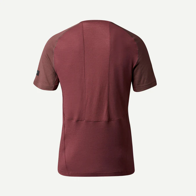 Decathlon Forclaz - Camiseta masculina Forclaz MT500 em lã merino
