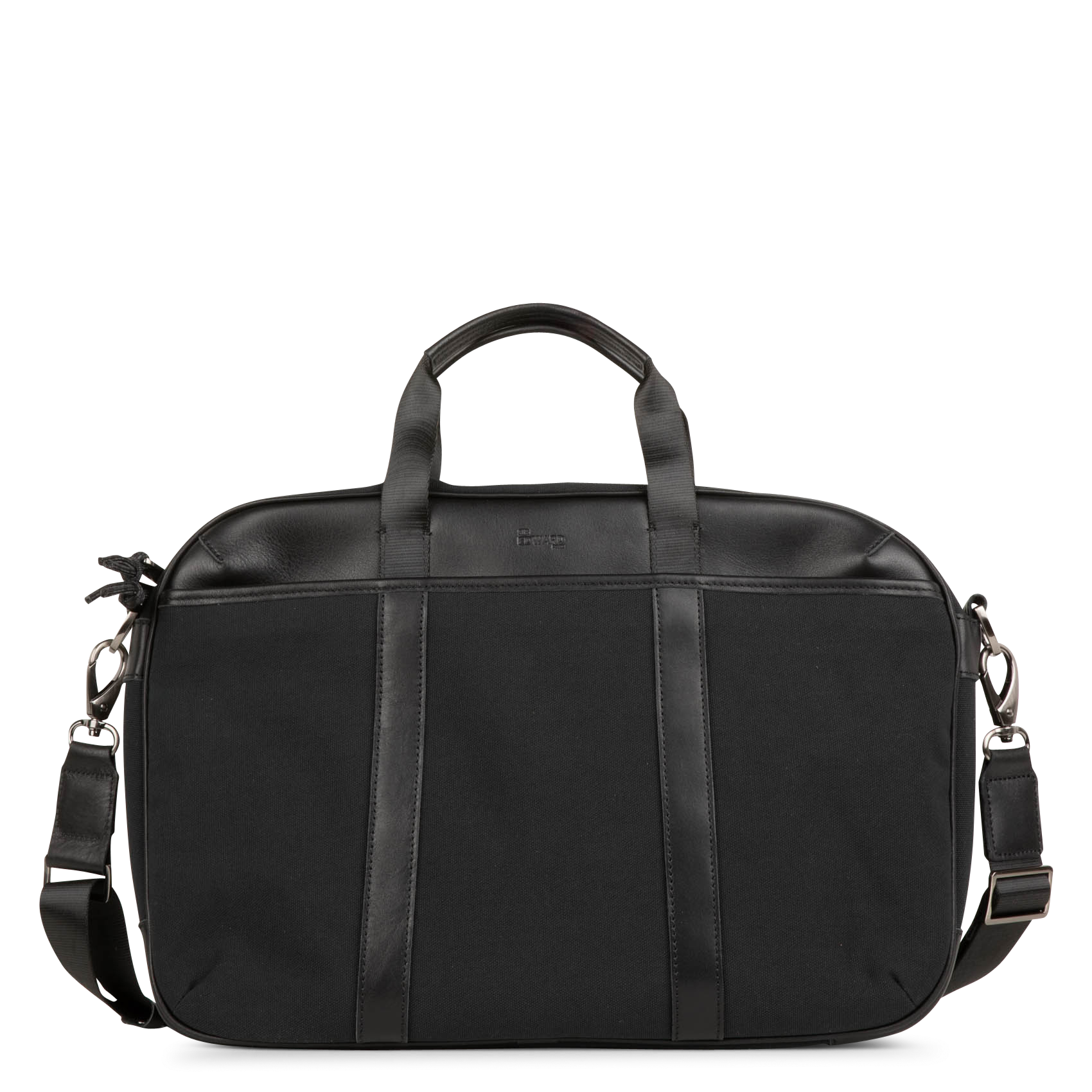 EPSILON - Porte documents aspect bi matière en cuir| Noir