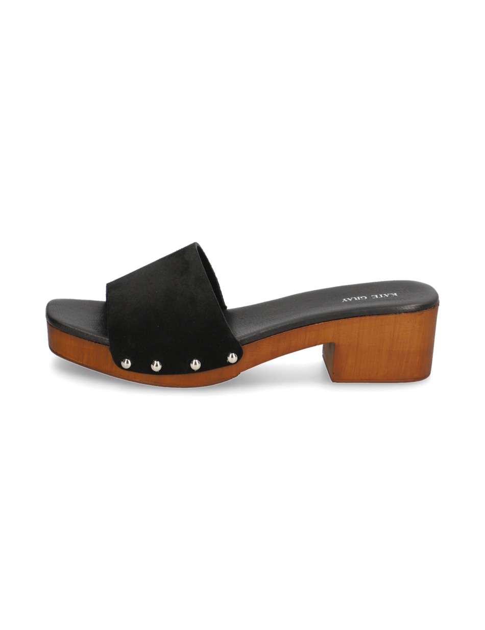 Veloursleder Pantoffel