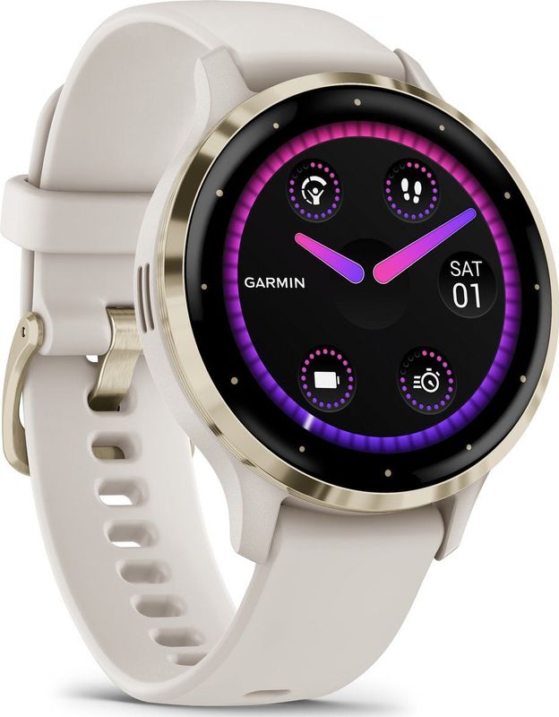 Garmin Venu 3s - Smartwatch - 10 Dagen Batterij - Ivory