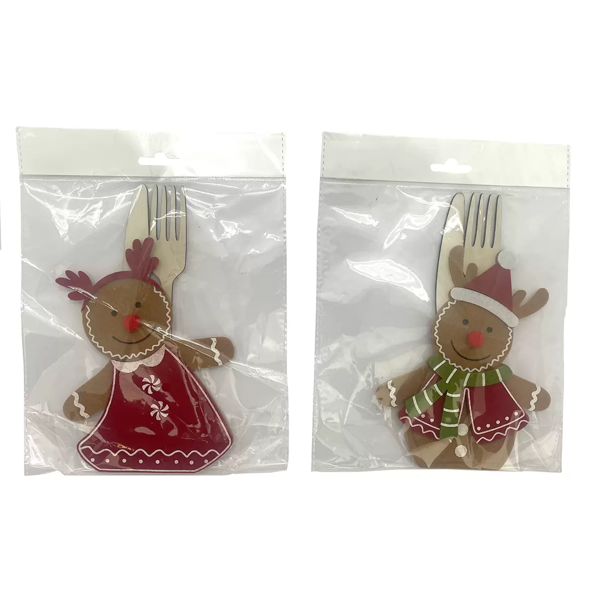 Besteckhalter Lebkuchen Bunt