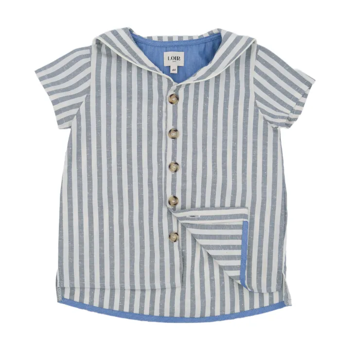 Loir Chemise Milton Rayée | Vert