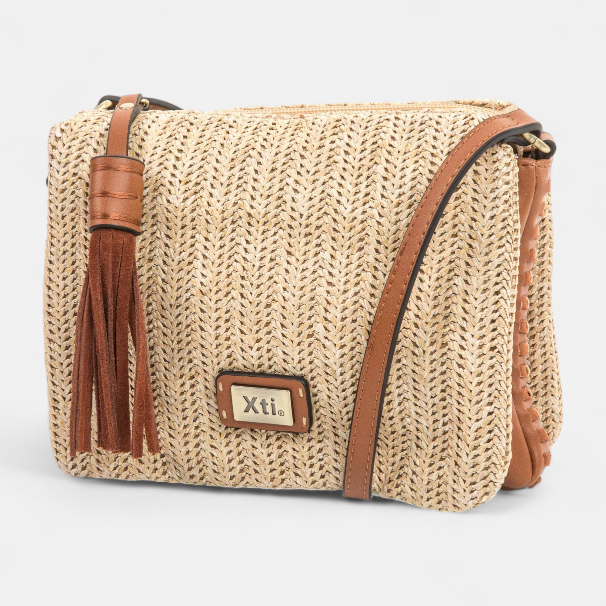 Sac bandoulière beige