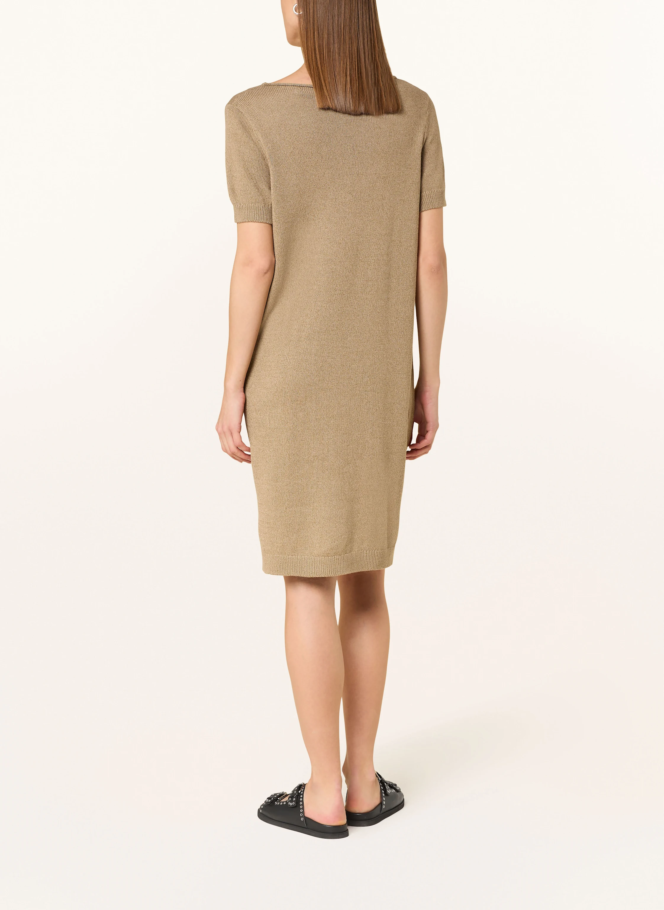 Marc O'Polo Strickkleid mit Leinen
