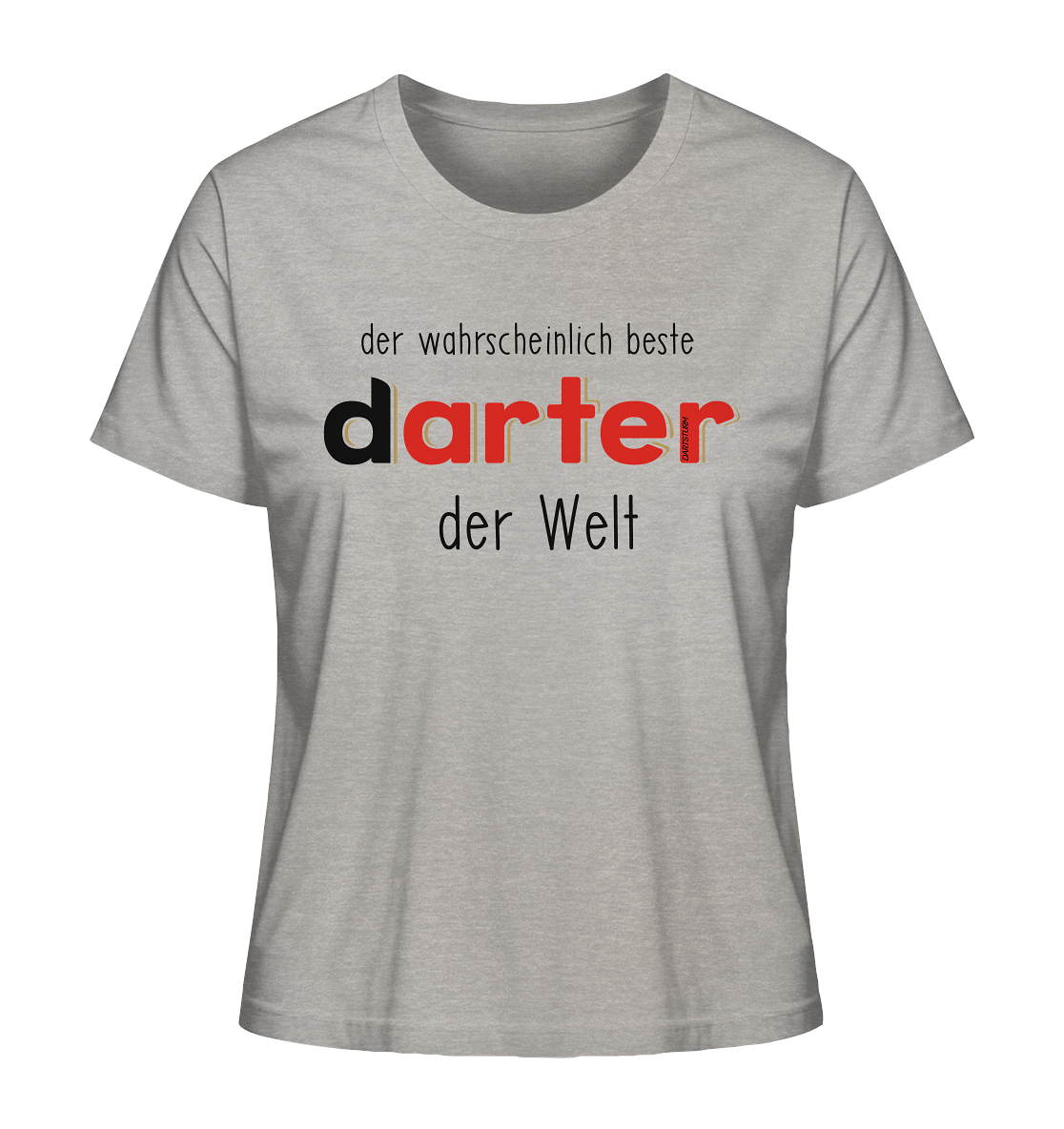 DartSturm - Der wahrscheinlich beste darter der Welt Schwarz - Ladies Organic Shirt