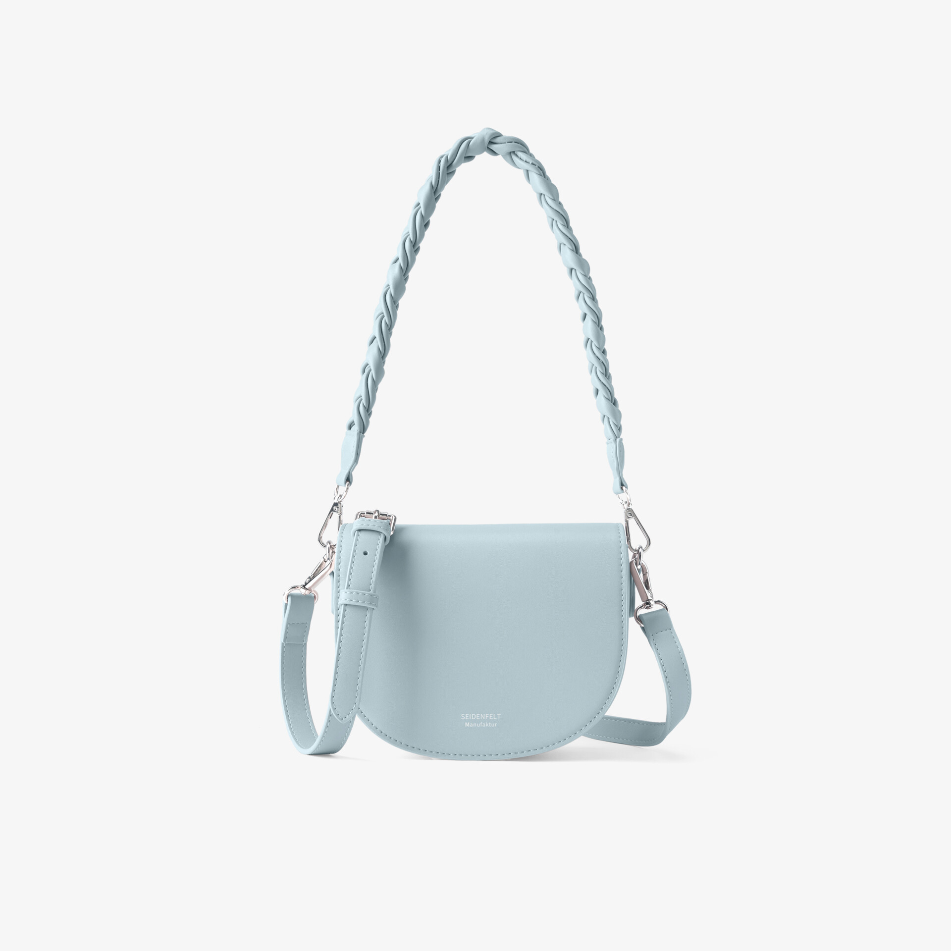 SEIDENFELT Melbu Saddle Damen Umhängetasche blau