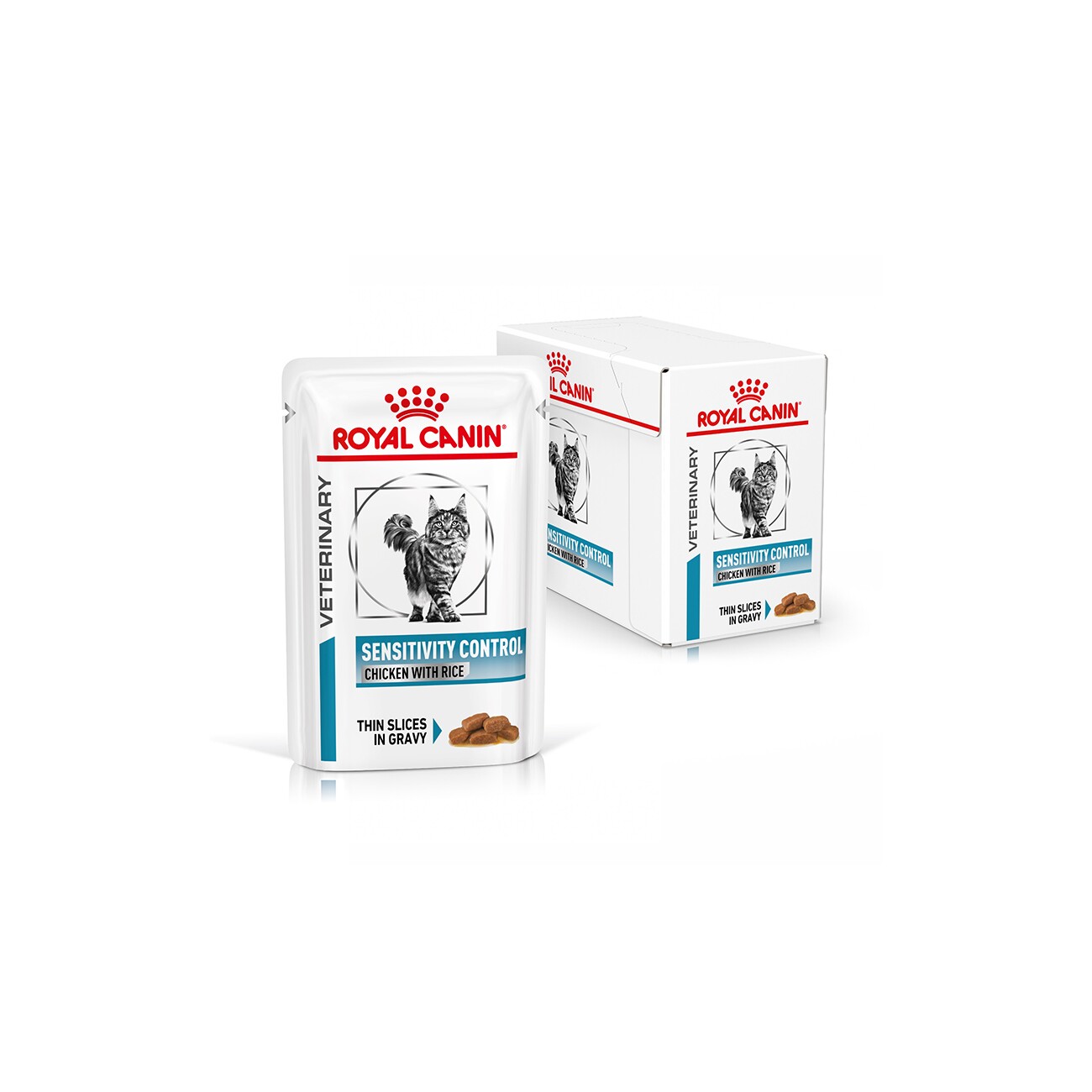 ROYAL CANIN Veterinary Sensitivity Control Huhn mit Reis, feine Stückchen in Soße 12x85 g