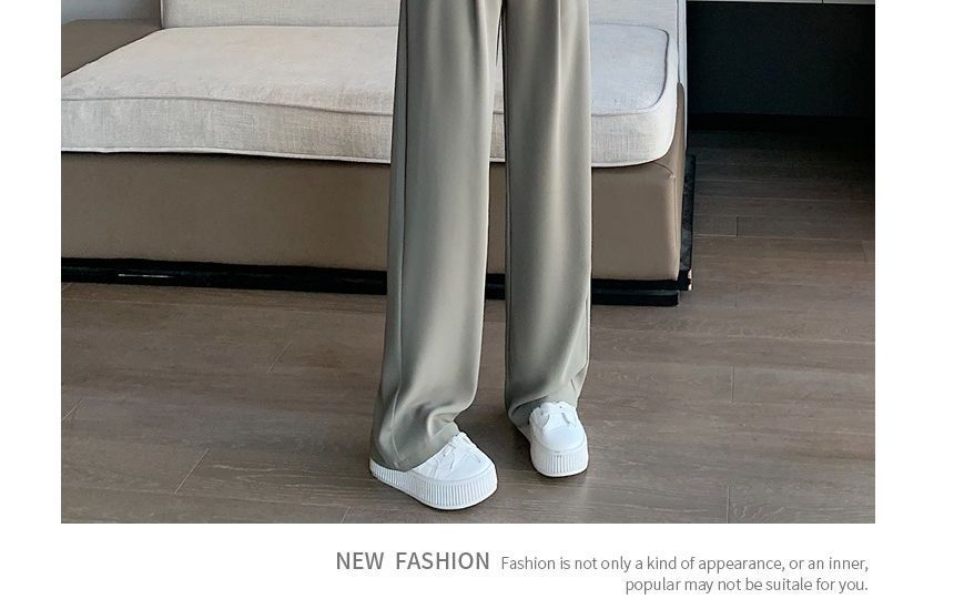Jaqmine - High Rise Plain Wide Leg Slacks (verschillende ontwerpen)