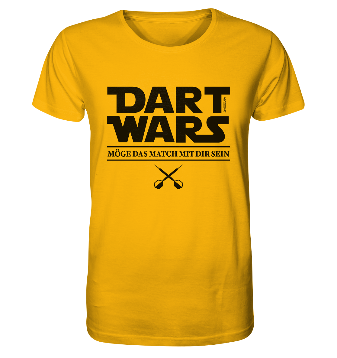 DartSturm - Dart Wars Schwarz - Organic Shirt